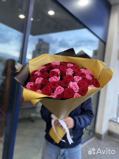 51шт Роза микс
