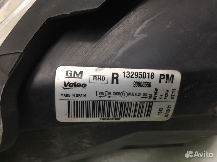 Фара 13295018 Opel Corsa D (2006-2014)