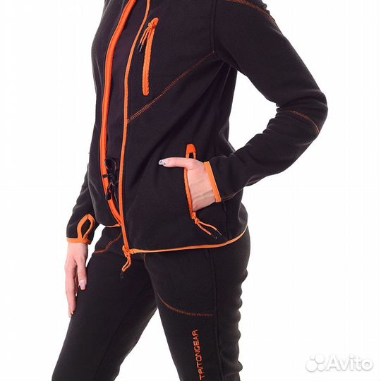 52567 Костюм Рич женский, флис, черный