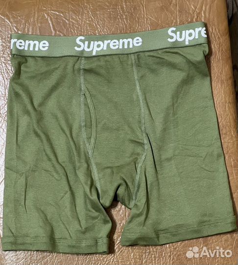 Трусы Supreme boxer briefs hanes