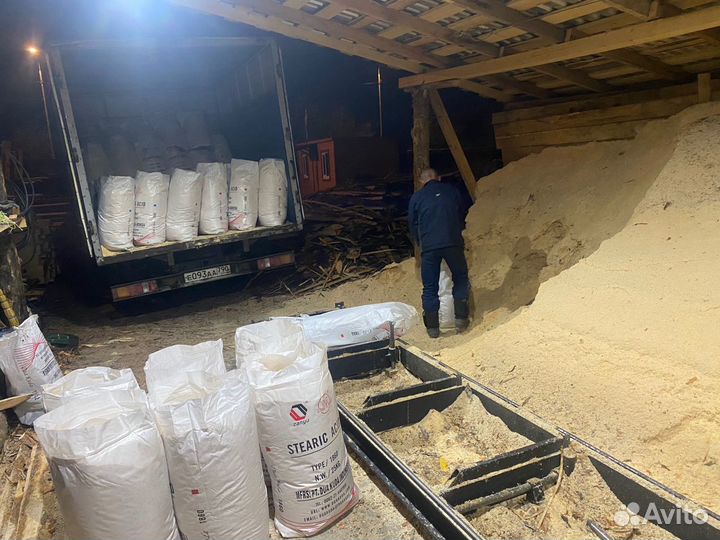 Опилки душистые в мешках