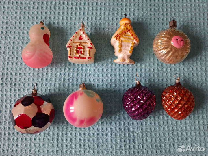 Елочные игрушки СССР советские старинные