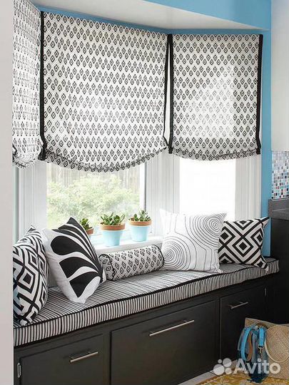 Шторы, римские шторы