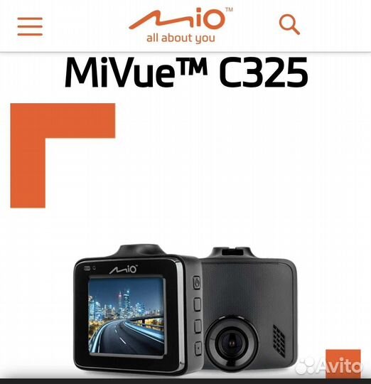 Видеорегистратор mio mivue c325