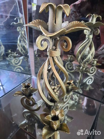 Подсвечник кованый