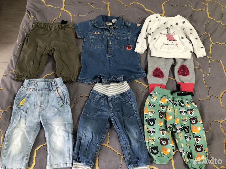 Детские вещи пакетом на девочку 62/80