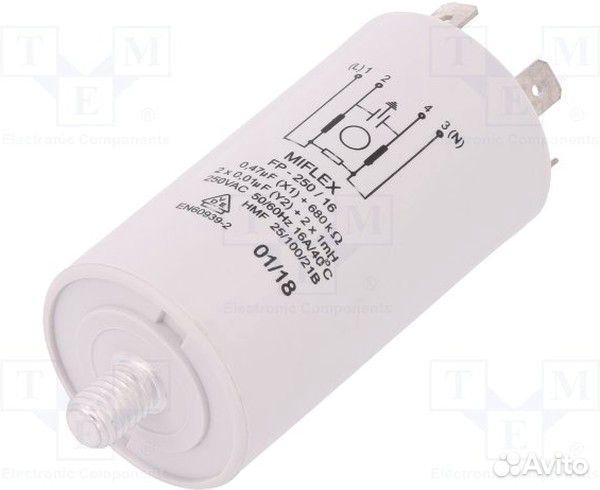 Фильтр помехоподавляющий, сетевой, 250В AC