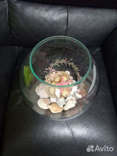 Аквариум круглый