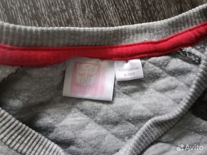 Свитшот с начесом на мальчика, на рост 134-140