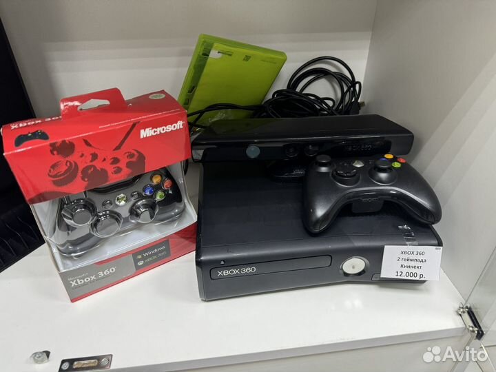 Xbox 360, киннект, 2геймпада, игры