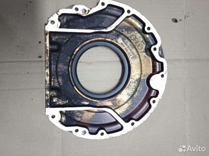 Крышка коленвала задняя audi a8 d2 ауди akg 4,2