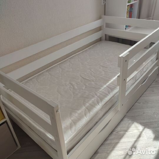 Детская кровать из массива березы 80*160