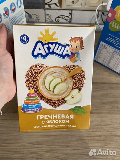 Детская безмолочная каша Агуша