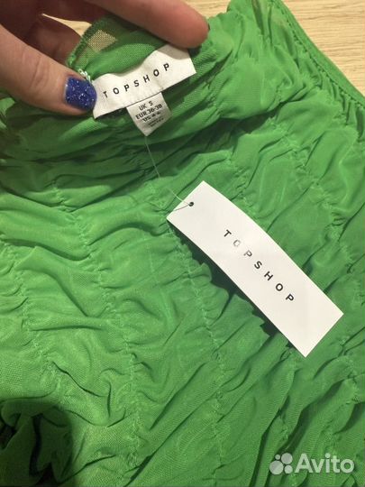 Платье сетка topshop ьуника пляжная s m