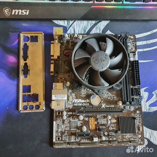Материнская плата ASRock H81M-DGS lga 1150