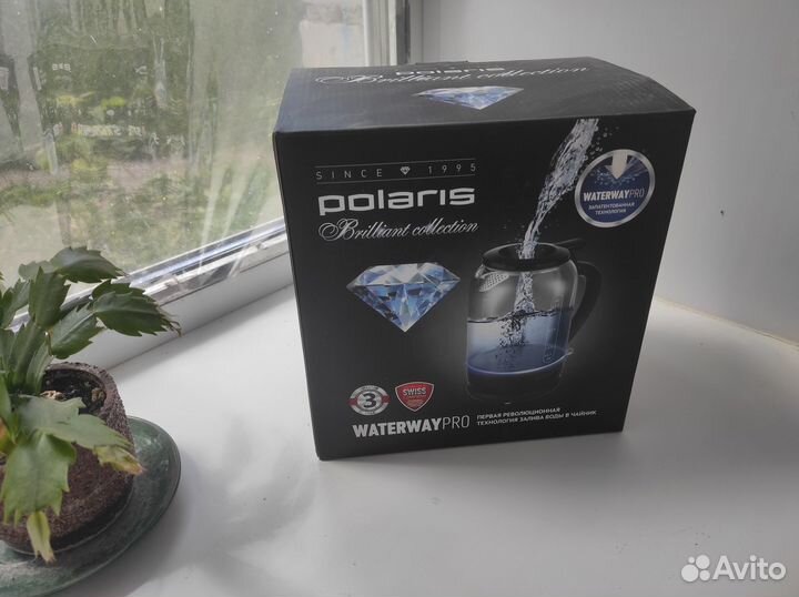 Чайник электрический новый Polaris