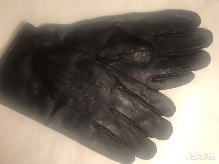 Мужские кожаные перчатки 25 размер