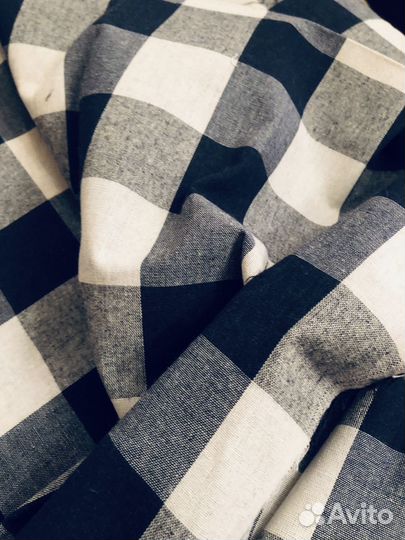 Отрез ткани плательный лён