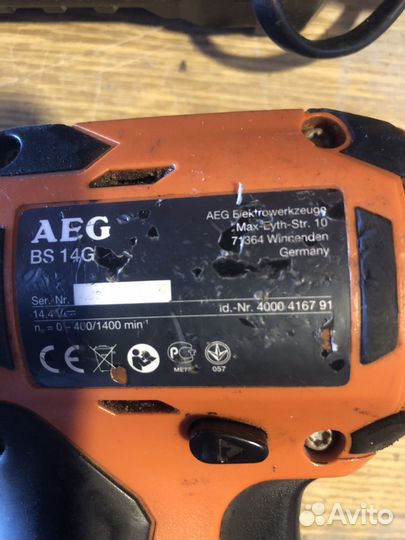 Шуруповерты AEG и makita