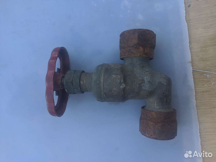 Вентель клапан латунный бронзовый корабельный