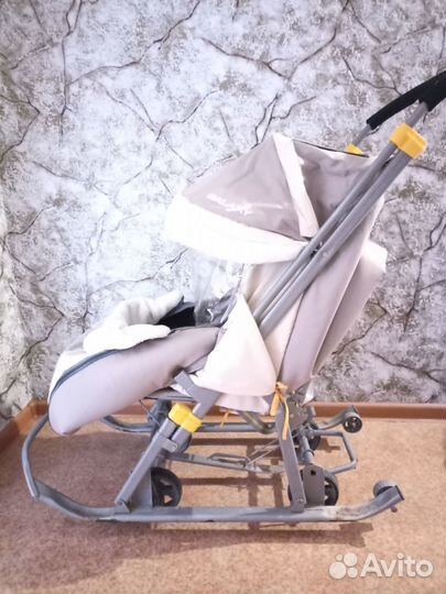 Детские санки коляска