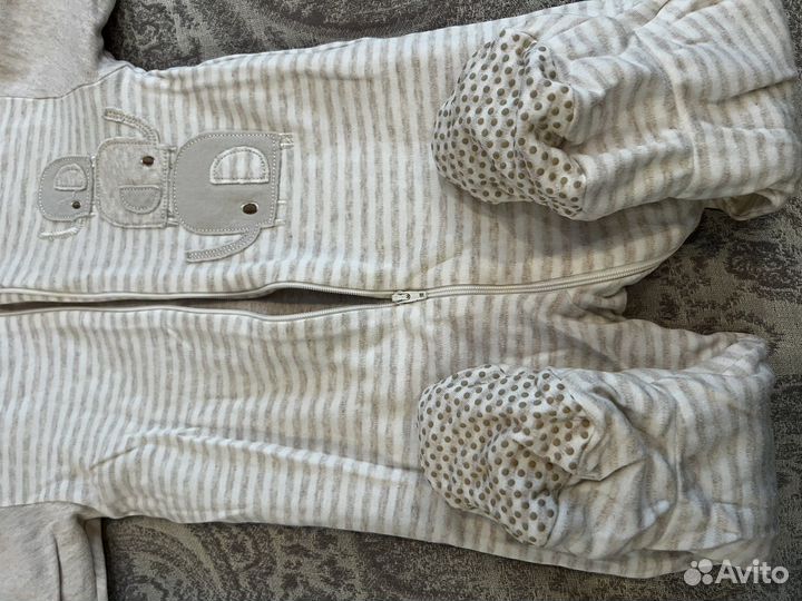 Слип утепленный 9-12 месяцев