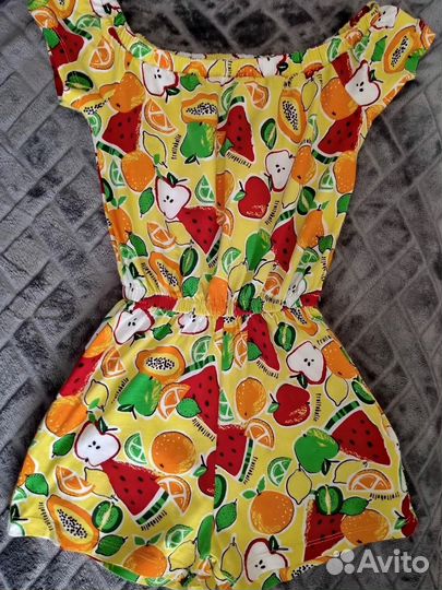 Летний комбинезон для девочки 134-140