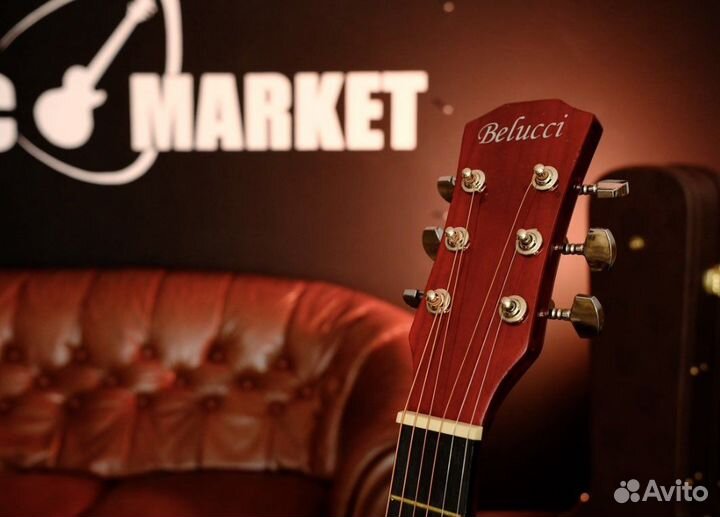 Акустическая гитара Belucci + чехол