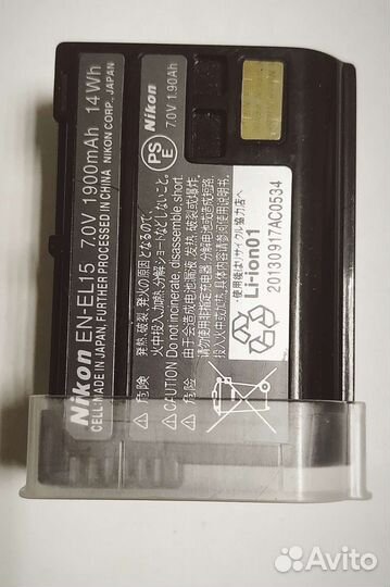 Аккумулятор на фотоаппарат Nikon d800