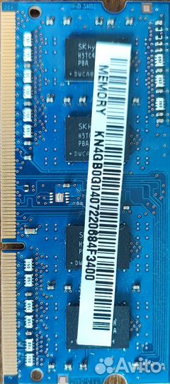Оперативная память для ноутбука ddr3l