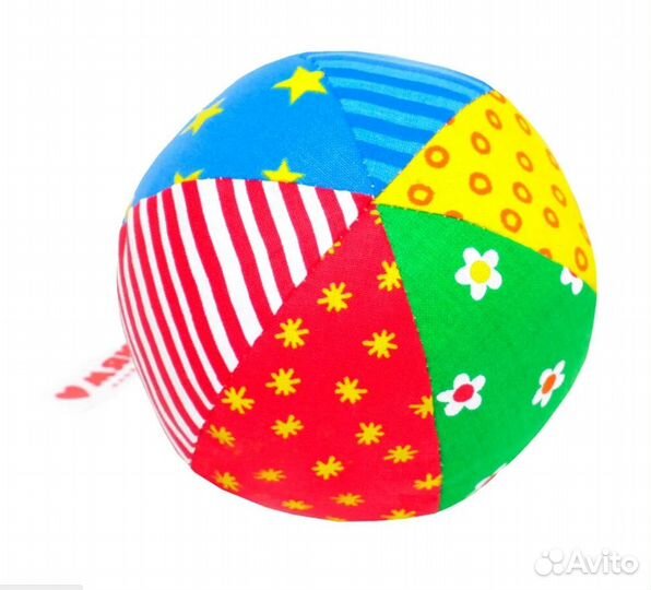 Мякиши Мяч с погремушкой Радуга 006, 102326