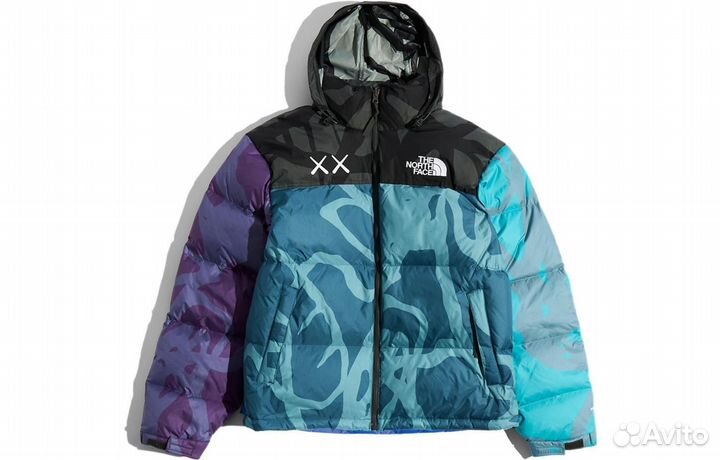 Kaws X THE north face kaws Joint Collection Down Jacket Unisex Multicolor (L)(68)