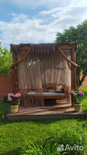 Качели кровать парящие