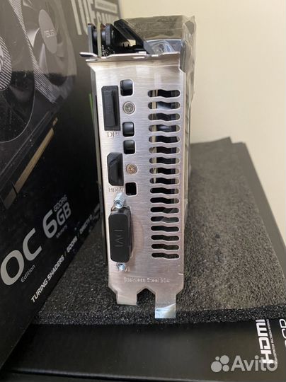 Видеокарта Asus Tuf Gaming 1660 super OC 6GB