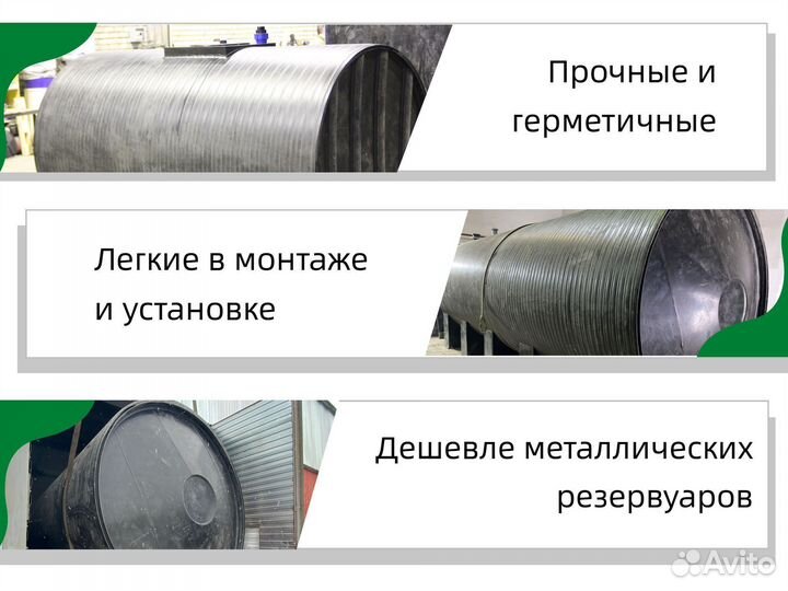 Наземная емкость от 5 до 100 м3 (спиролайн)