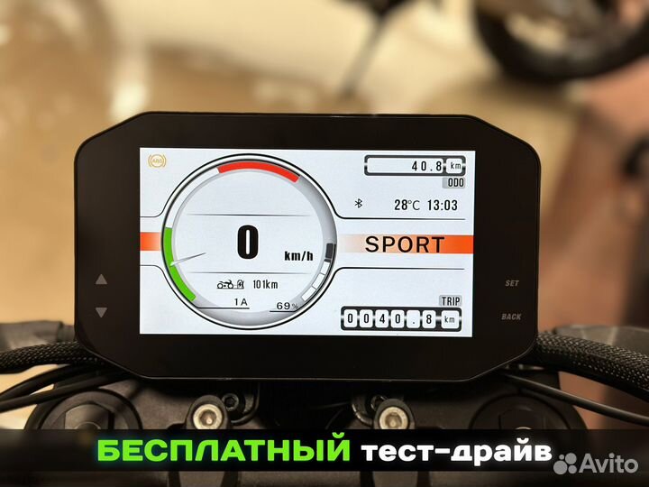 Электромотоцикл Alrendo TS Bravo