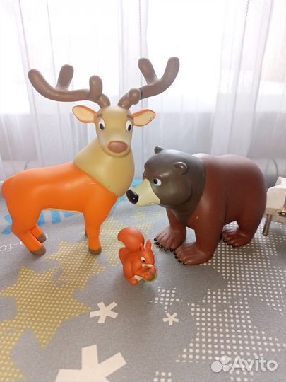 Фигурки животных, птиц, насекомых (наборы)