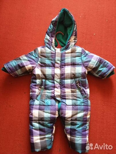 Комбинизон, зима на возраст 4-6 месяцев