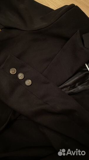 Пиджак женский черный оверсайз