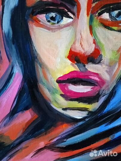 Картина акрилом