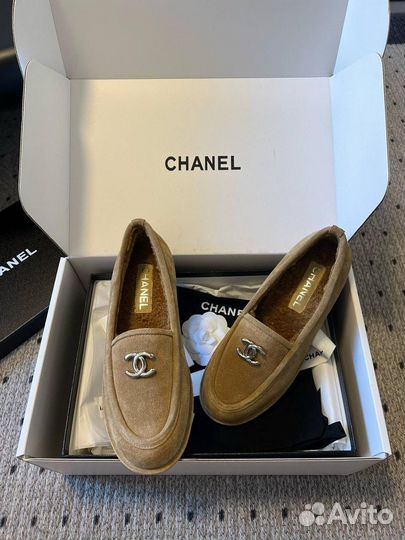 Мюли замшевые Chanel