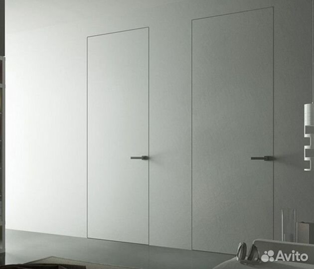 Скрытая дверь под покраску