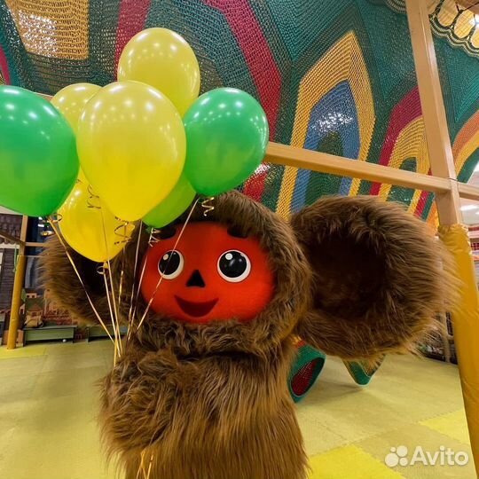 Чебураш на день рождения, праздник