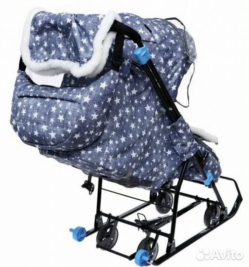 Санки коляска nika kids