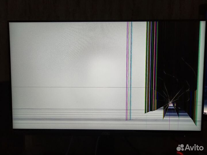 Монитор AOC c24g1 144гц 24* битая матрица