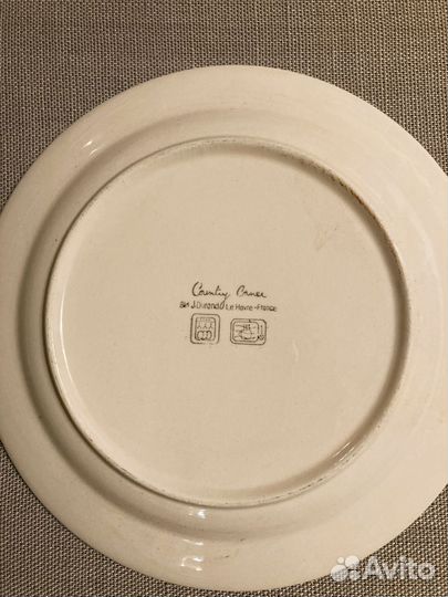 Новые тарелки стиль ретро Франция