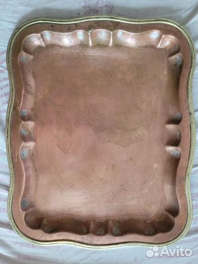 Медный поднос