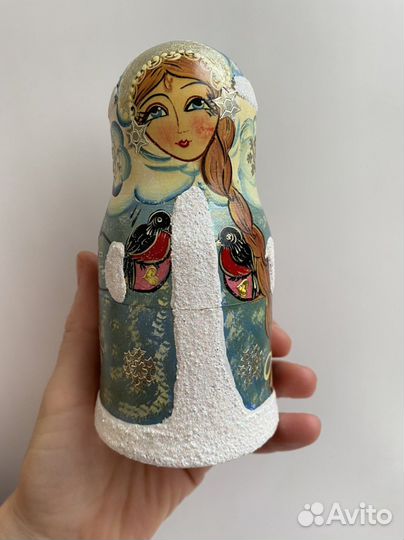 Матрешка дед мороз снегурочка Сергиев Посад