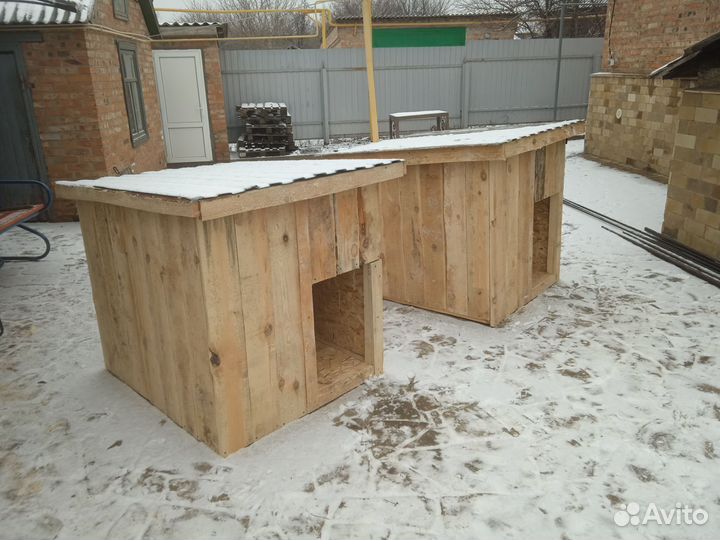 Вольеры для собак с будкой и без