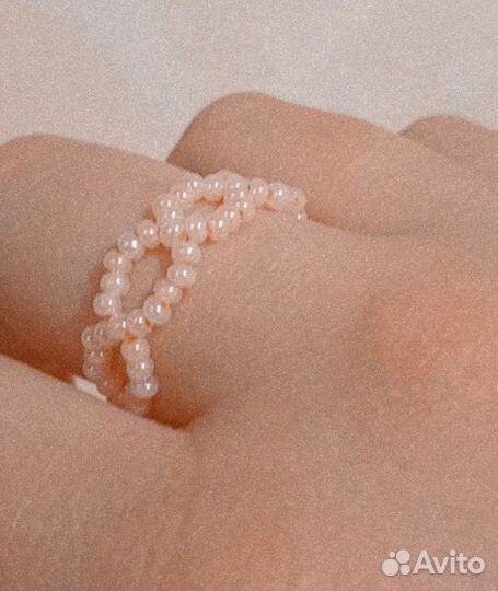 Кольцо из бисера